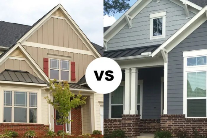 LP SmartSide vs Hardie board