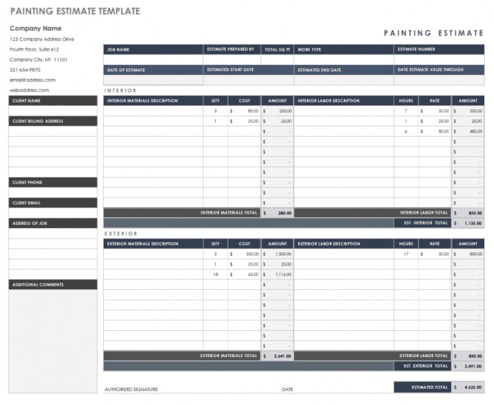 Sample Free Estimate Templates Smartsheet Siding Estimate Template Doc ... Siding estimates for free